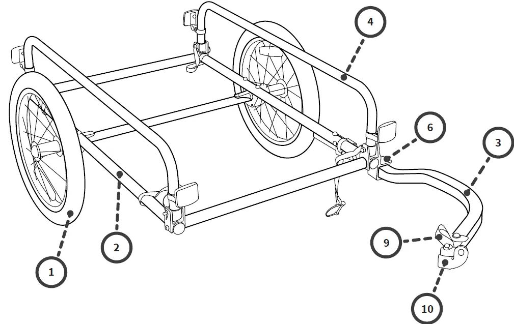 BURLEY Flatbed Cargo Bike Trailers 01