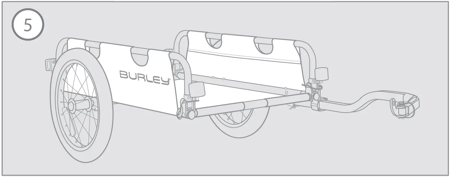 BURLEY Flatbed Cargo Bike Trailers 02