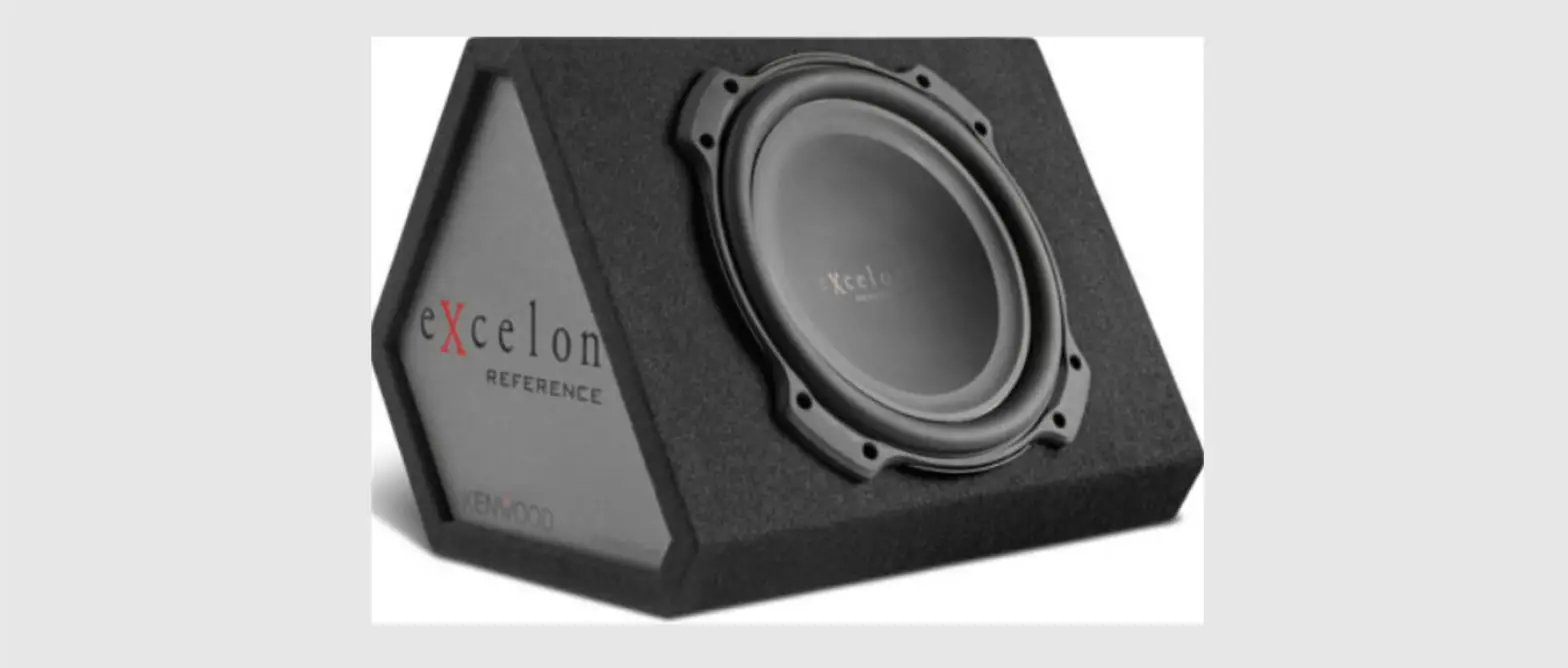 Kenwood Excelon P-xrw1202wb 12 Inch Oversized Subwoofer With Sealed Wedge Enclosure User Manual