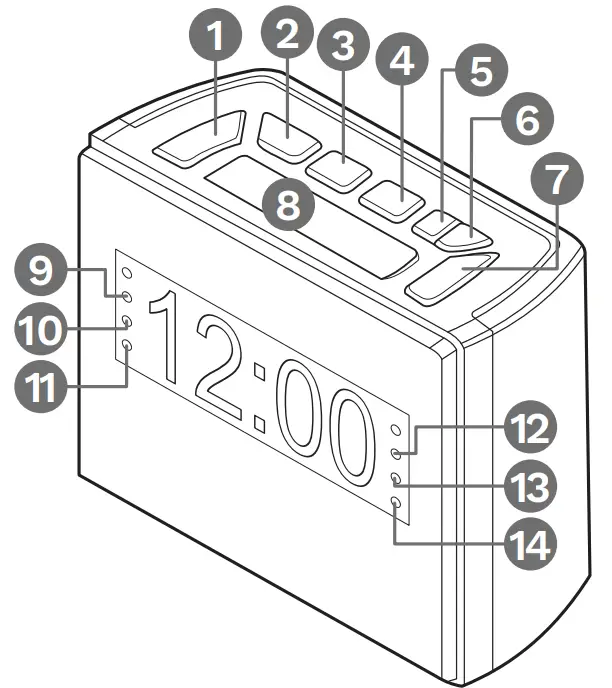 Kruger Matz KM0821 Alarm Clock Radio