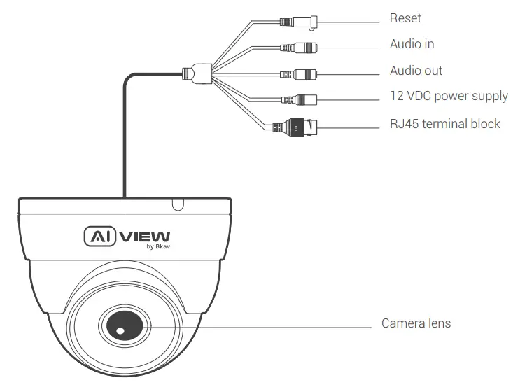 Bkav AI View C310-0200 Full HD Dome AI Based Camera - fig2
