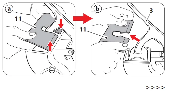 RGV ROBUSTA Electric Benchtop Cheese Grater - Restraining