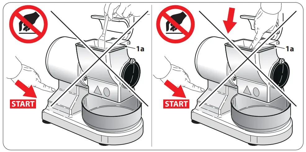 RGV ROBUSTA Electric Benchtop Cheese Grater - appliance 1