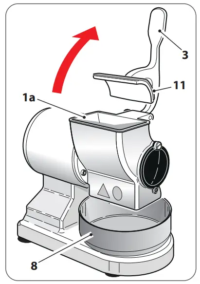 RGV ROBUSTA Electric Benchtop Cheese Grater - fig 6
