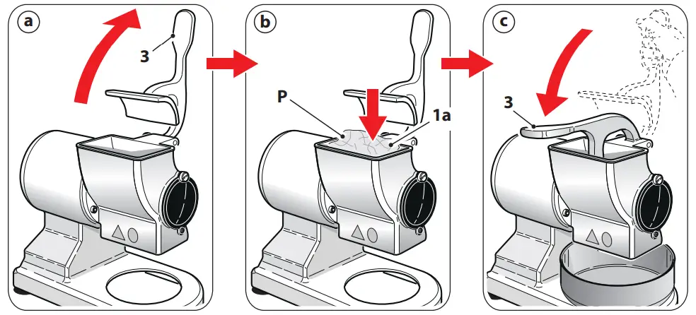 RGV ROBUSTA Electric Benchtop Cheese Grater - grater