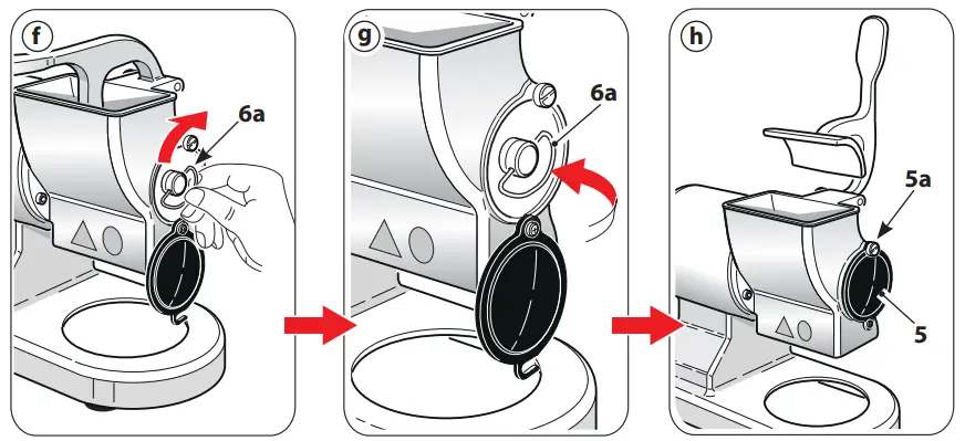 RGV ROBUSTA Electric Benchtop Cheese Grater - maintenance 1