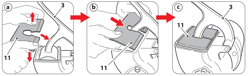 RGV ROBUSTA Electric Benchtop Cheese Grater - position