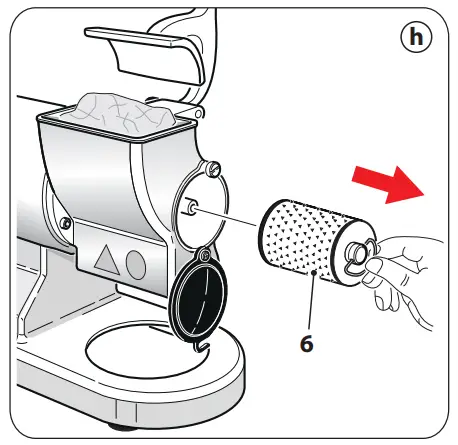 RGV ROBUSTA Electric Benchtop Cheese Grater - reassembling