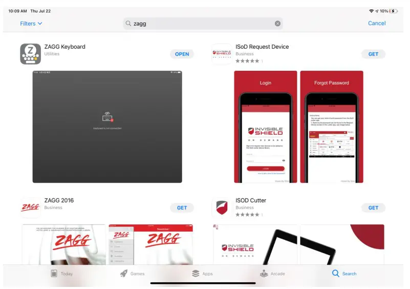 ZAGG Keyboard and Mouse App - fig