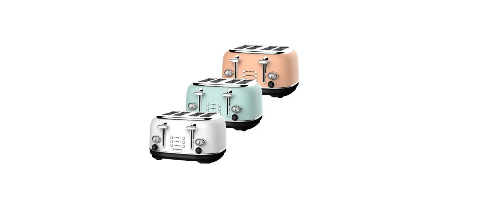 Stirling Ky-866-wh 4 Slice Toaster Instruction Manual