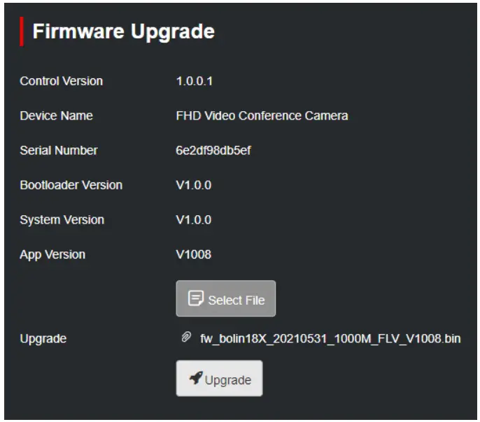 IP Firmware Upgrade