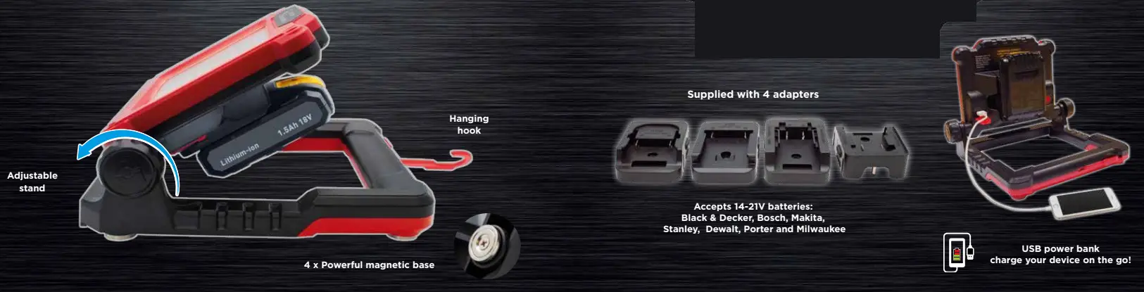 NightSearcher WorkStar Connect LED Work Light - fig 2