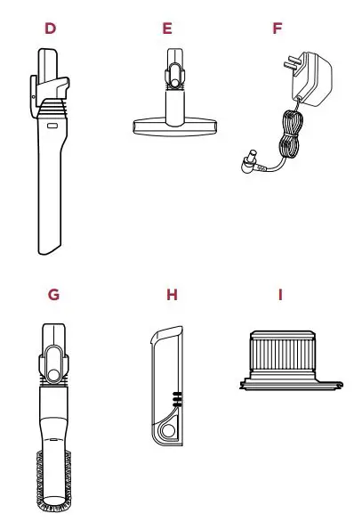 Shark ROCEKT PRO Powerfins Cordless Vacuum User Guide - WHAT’S INSIDE