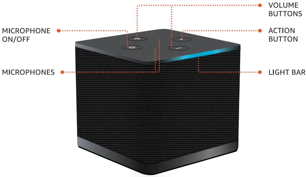 amazon Fire TV Cube 4K Streaming Media Player - FIG 1