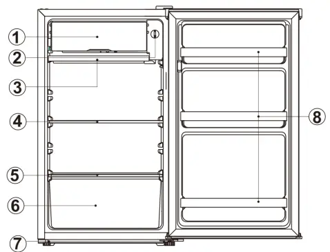 PowerPoint P4481IBM Refrigerator with Chiller Compartment-fig2