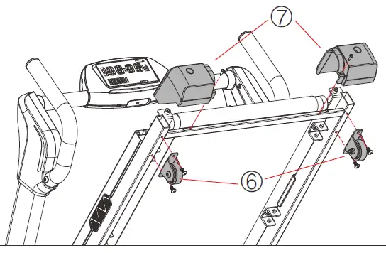 American Fitness YQ-T4011 Treadmill-5