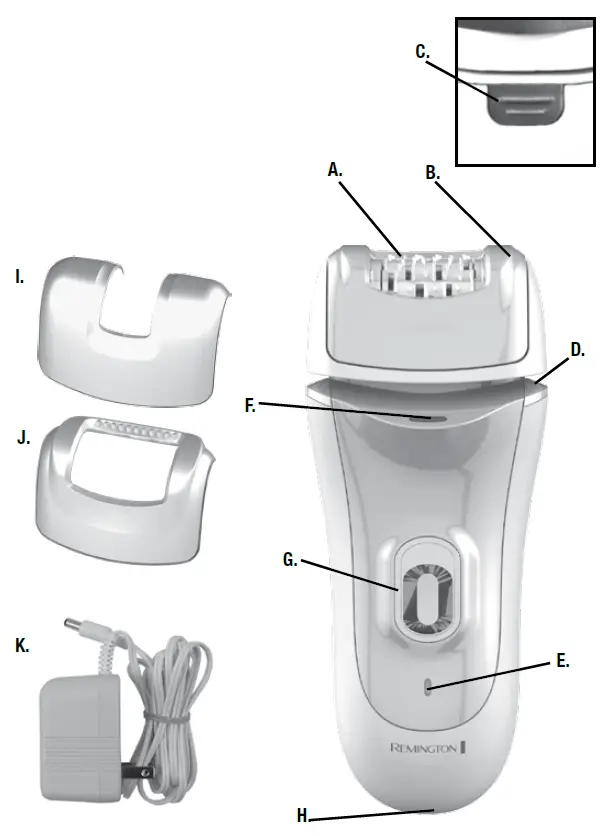 Remington Smooth & Silky Deluxe Rechargeable Epilator (1)