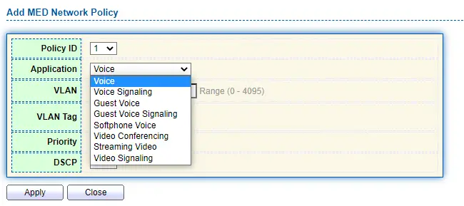 airlive POE-GSH802M-120 120W Managed - VLAN P