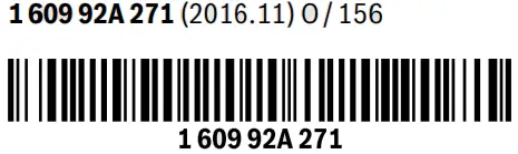BOSCH GOL Professional Auto Optical Level - bar code