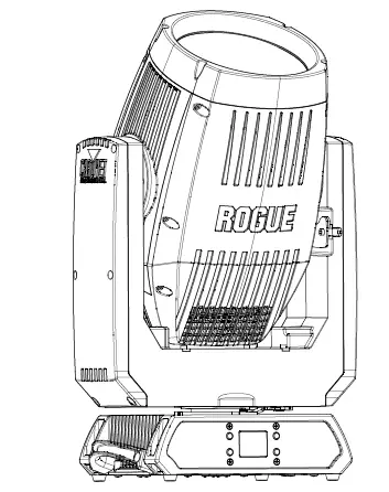 ROGUE Chauvet Pro Outcast 1L Beam 02