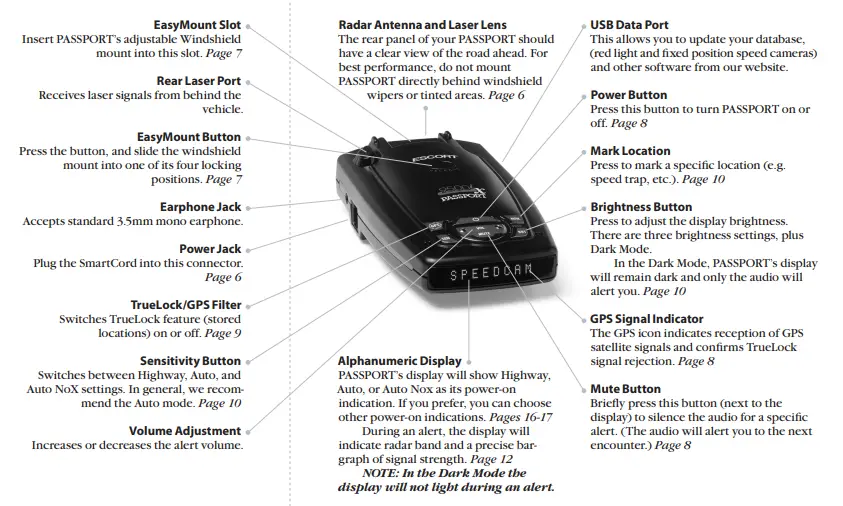 ESCORT-9500i X-Passport-GPS-Instruction-fig-5