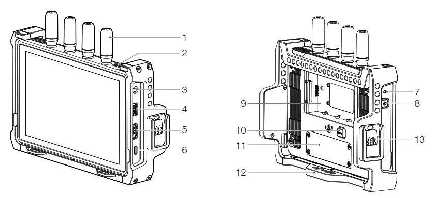 DJI High Bright Remote Monitor - fig