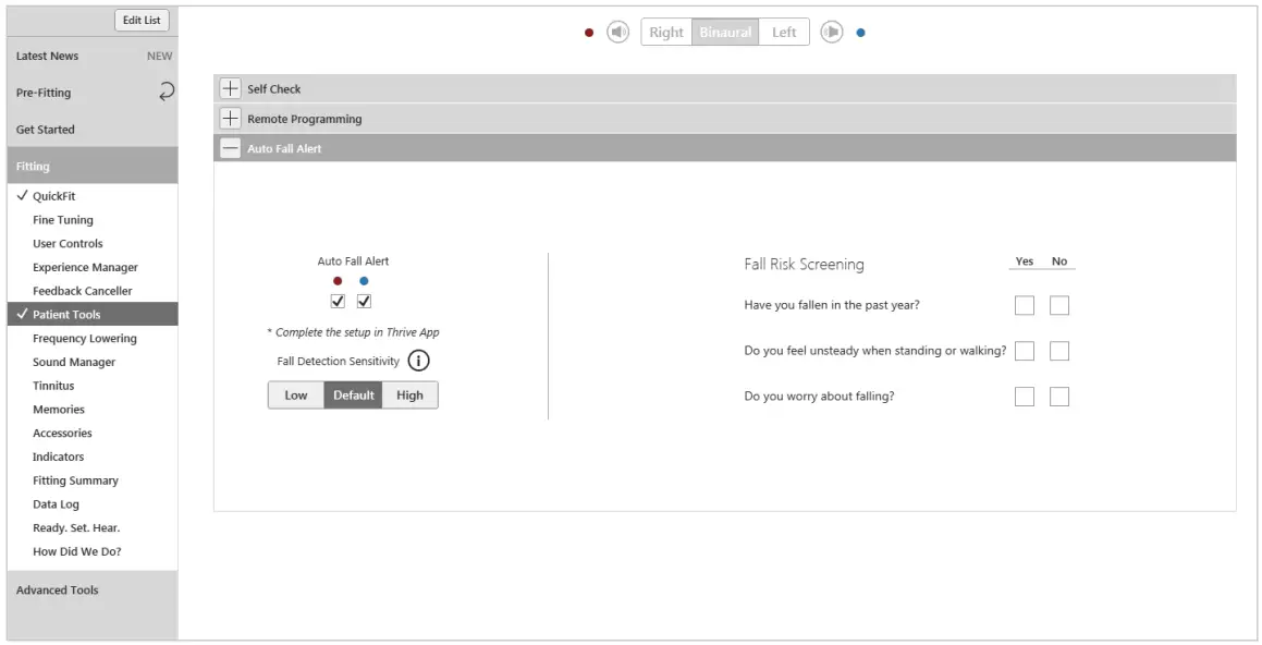 Starkey Fall Detection and Alerts Inspire X Setup Software-fig1