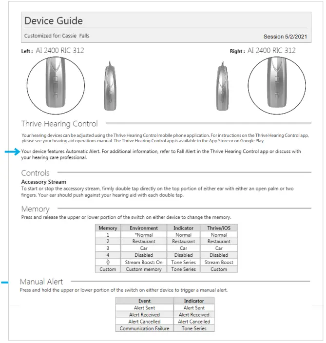 Starkey Fall Detection and Alerts Inspire X Setup Software-fig5