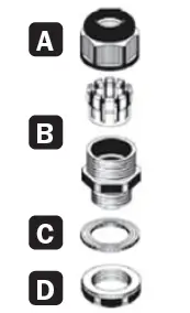 TRIPP-LITE B110-SP-CAT-OD2 IP68-Rated Gigabit PoE Outdoor In-Line Surge Protector 2