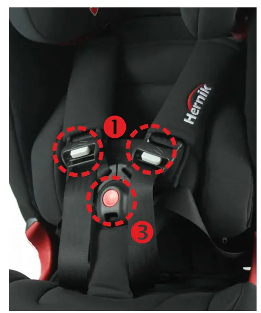 Hernik IPAI LGT Lightweight Child Car Seat Handling and functions of the basic seat