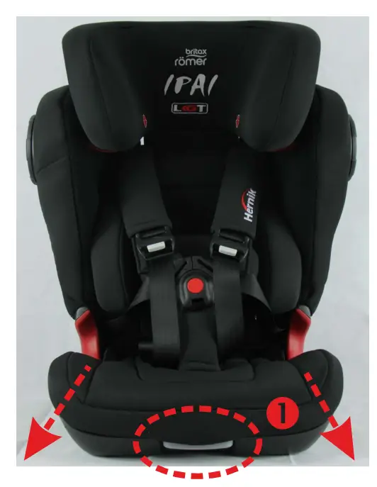 Hernik IPAI LGT Lightweight Child Car Seat Handling and functions of the basic seat