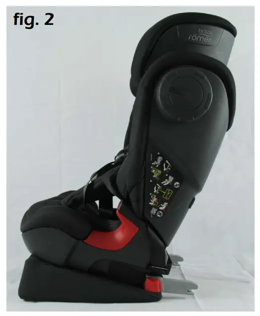 Hernik IPAI LGT Lightweight Child Car Seat Using the optional accessories