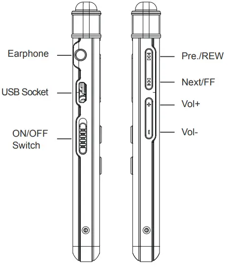 EVISTR L15 Digital Voice Recorder - 1