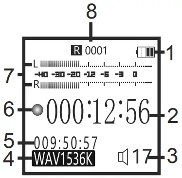EVISTR L15 Digital Voice Recorder - 15