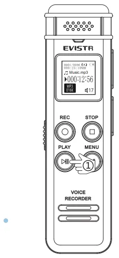 EVISTR L15 Digital Voice Recorder - 6