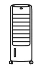 FRIGIDAIRE FEC350WH02 Evaporative Cooler-Heater - Cover