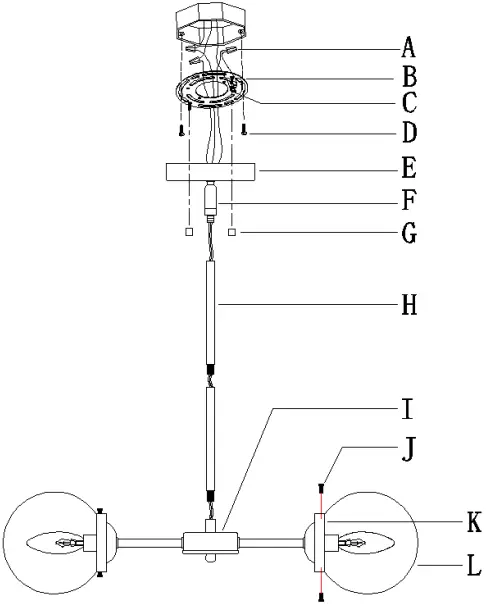 Uolfin 5-Light Matte Gold Contemporary Chandelier a02