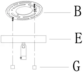 Uolfin 5-Light Matte Gold Contemporary Chandelier a03