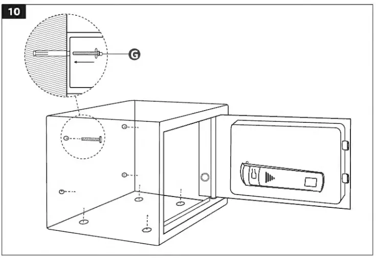amazon basics B00UG9HB1Q Steel Security Safe and Lock Box - fig8