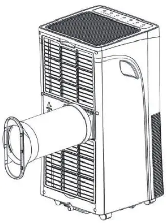 GYMAX GYM09408 Portable Air Conditioner - Figure 5