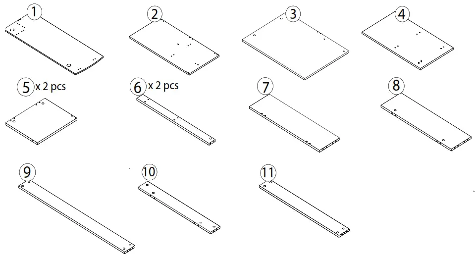 Aiden L Shaped Desk - 1