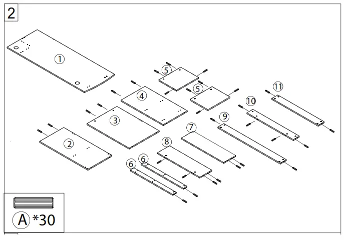 Aiden L Shaped Desk - 4