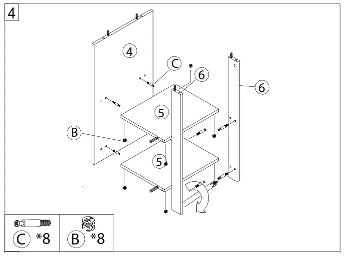 Aiden L Shaped Desk - 6