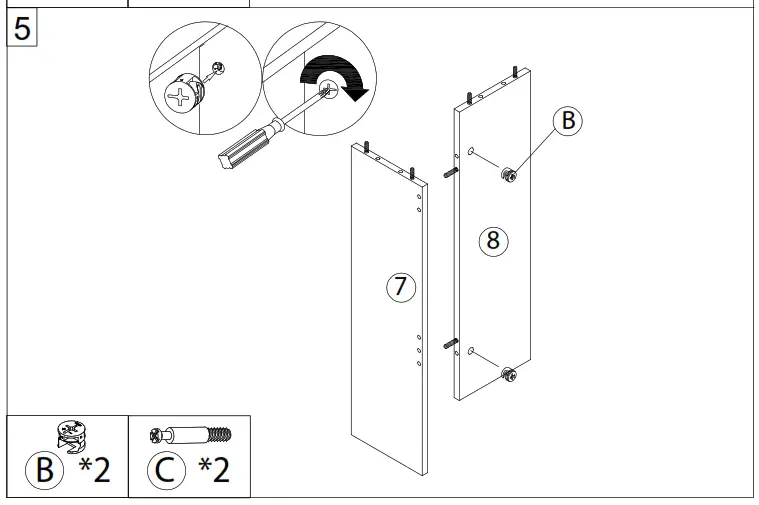 Aiden L Shaped Desk - 7