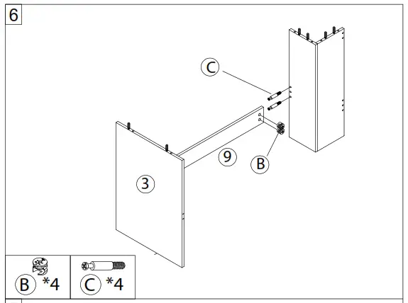 Aiden L Shaped Desk - 8