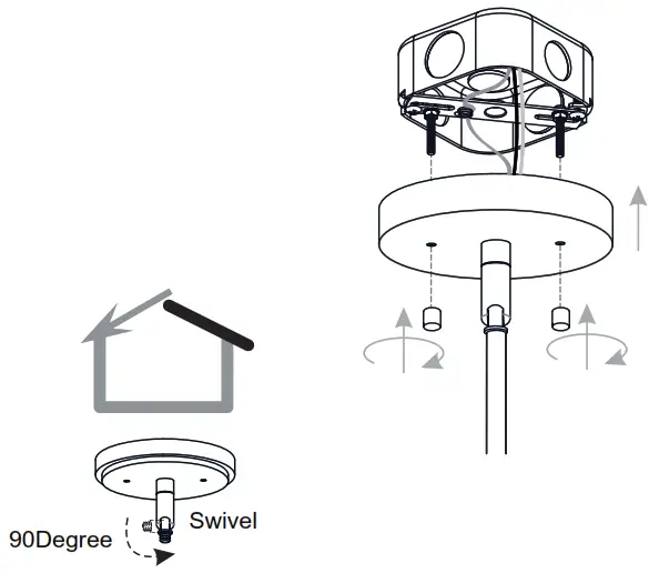 QUOIZEL QPP5611MBK Piccolo 1 Light 13 Inch Mini Pendant Ceiling Light - Figure 7