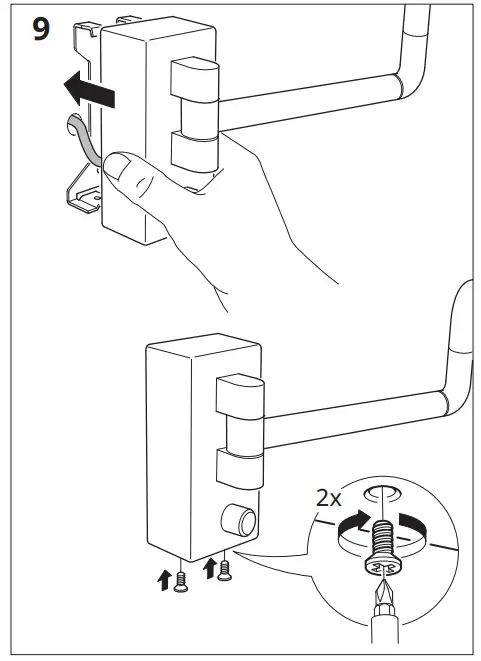 IKEA NYMANE Wall Lamp with Swing Arm - 10