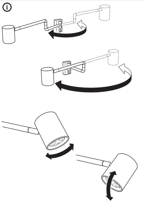 IKEA NYMANE Wall Lamp with Swing Arm - 14