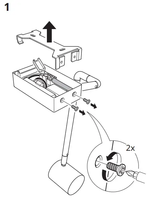 IKEA NYMANE Wall Lamp with Swing Arm - 2