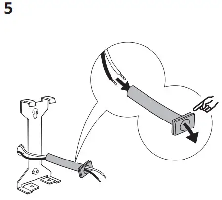 IKEA NYMANE Wall Lamp with Swing Arm - 6